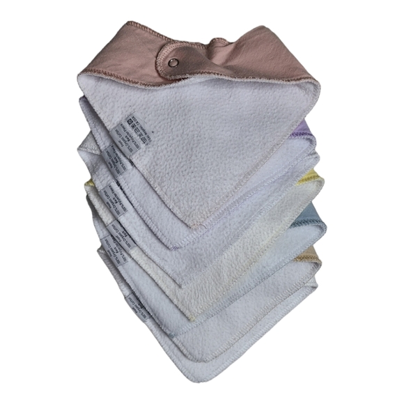 7 Diaper Squad Organic Bandana Bibs - Picture 3 of 6